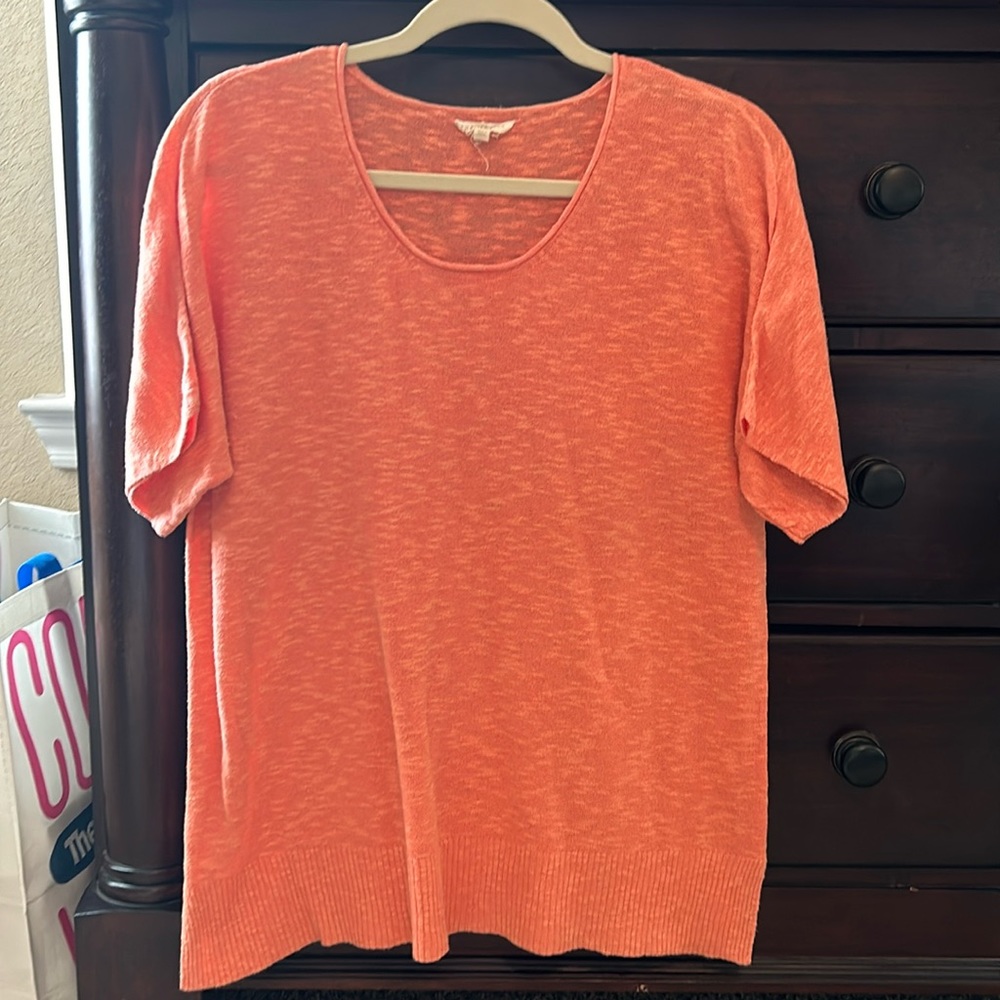 Eileen Fisher short sleeved sweater